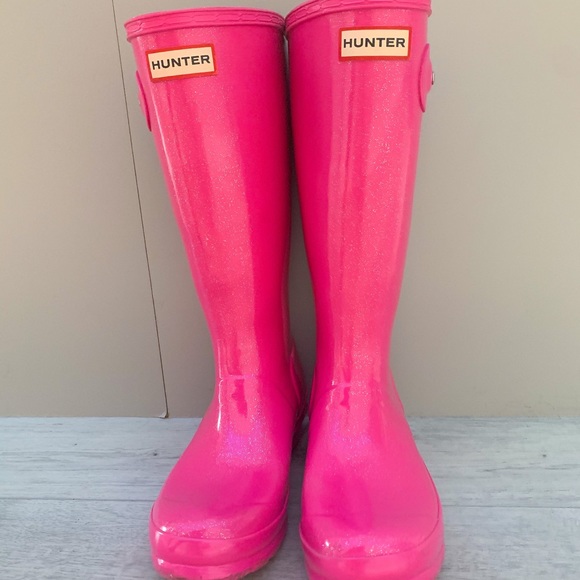 Bubblegum Pink Tall Hunter Boots - Picture 4 of 7